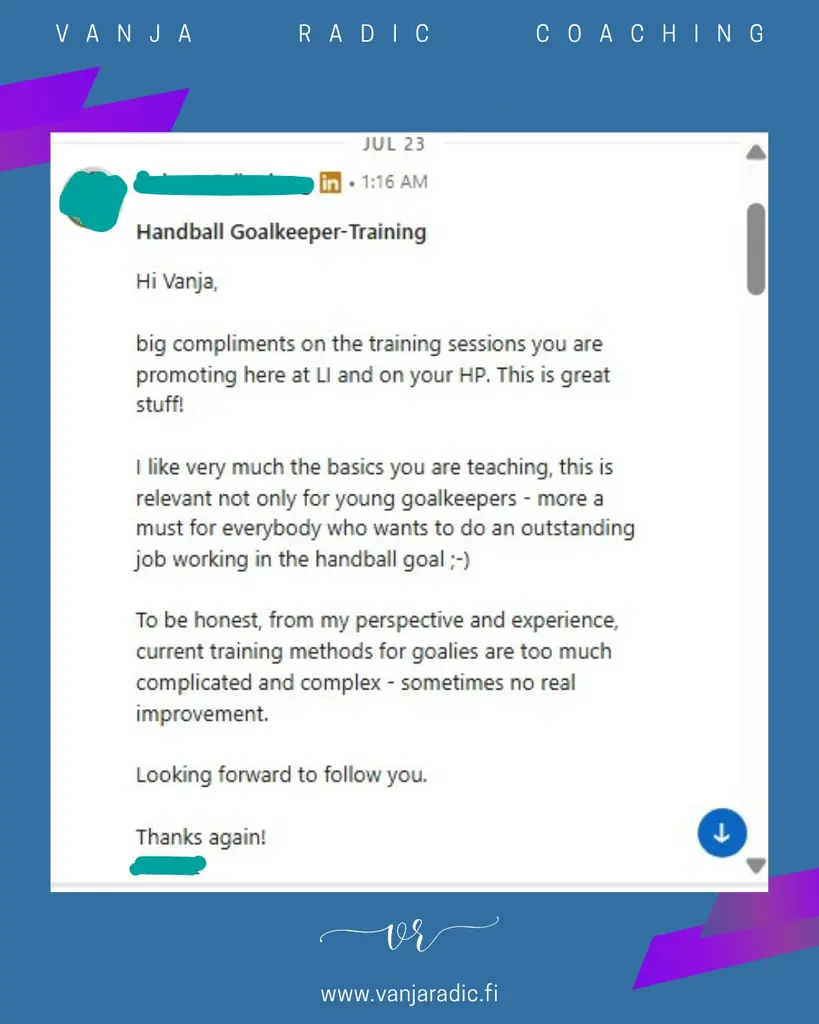 How to Coach Handball Goalkeeper Technique